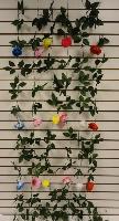 6ft Flower Garland [Small Rose] - Assorted colors